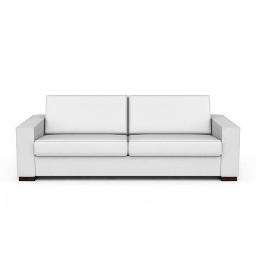 Tamanhos, Medidas e Dimensões do produto Sofa 3 Lugares Don Korimax 218X92X80H Branco Etna
