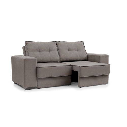 Tamanhos, Medidas e Dimensões do produto Sofa 3 Lugares Net Rocky Assento Retratil Suede Capuccino 2,01M (L) - Netsofas