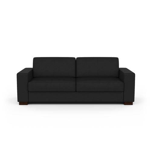Tamanhos, Medidas e Dimensões do produto Sofa 3 Lugares Syme Couro Natural 210X90X82 Etna