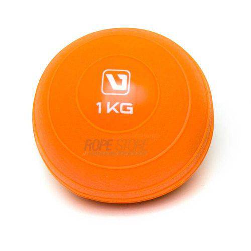 Tamanhos, Medidas e Dimensões do produto Soft Ball - Mini Bola de Exercício 1Kg - Laranja