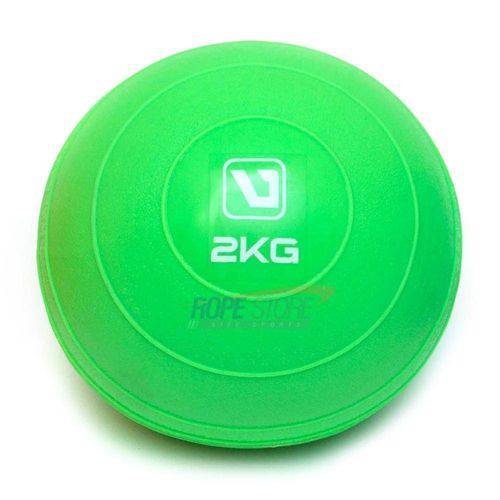 Tamanhos, Medidas e Dimensões do produto Soft Ball - Mini Bola de Exercício 2Kg - Verde