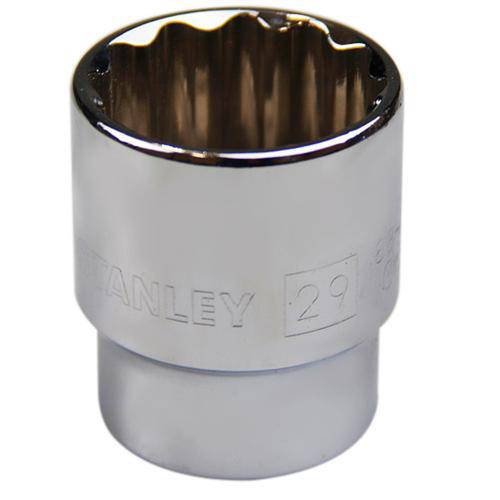 Tamanhos, Medidas e Dimensões do produto Soquete Estriado de 1/2 - 29mm 4-88-801 - Stanley