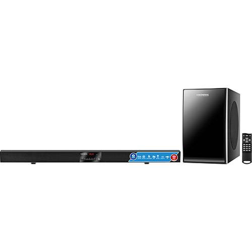 Tamanhos, Medidas e Dimensões do produto Soundbar Mondial Sb-02 Subwoofer USB SD Card Entrada Auxiliar - 60W