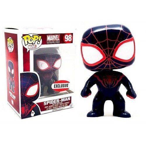 Tamanhos, Medidas e Dimensões do produto Spiderman Exclusivo 98 Pop Funko Miles Morales Marvel
