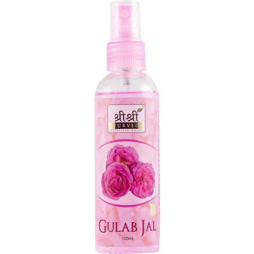 Tamanhos, Medidas e Dimensões do produto Spray Facial Natural Perfumado Gulab Jal com Água de Rosas - 100ml - Sri Sri Ayurveda