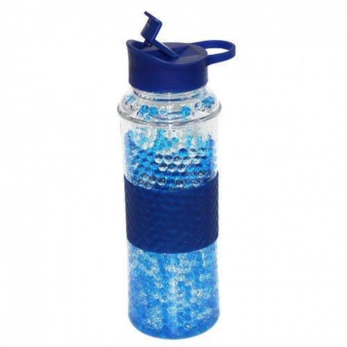 Tamanhos, Medidas e Dimensões do produto Squeeze com Bolinhas de Gel - 550 Ml - Azul