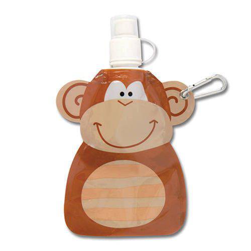 Tamanhos, Medidas e Dimensões do produto Squeeze Stephen Joseph Macaco 285ml Marrom