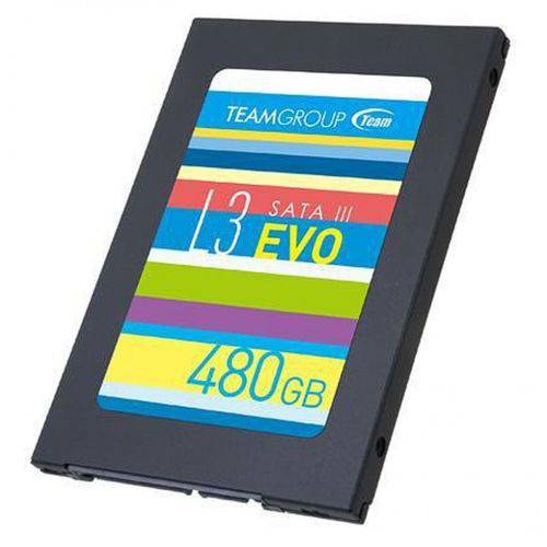 Tamanhos, Medidas e Dimensões do produto SSD 480GB para PC e Notebook Sata 3 L3 EVO 2,5" Team Group T253LE480GTC101