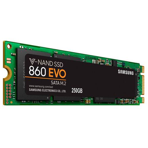 Tamanhos, Medidas e Dimensões do produto SSD M.2 250GB Samsung 860 EVO SATA 3 550mb/s MZ-N6E250