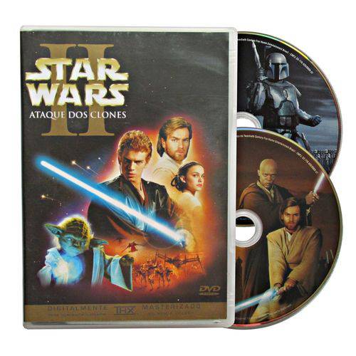 Tamanhos, Medidas e Dimensões do produto Star Wars - Episódio 2 - Ataque dos Clones (DVD DUPLO)