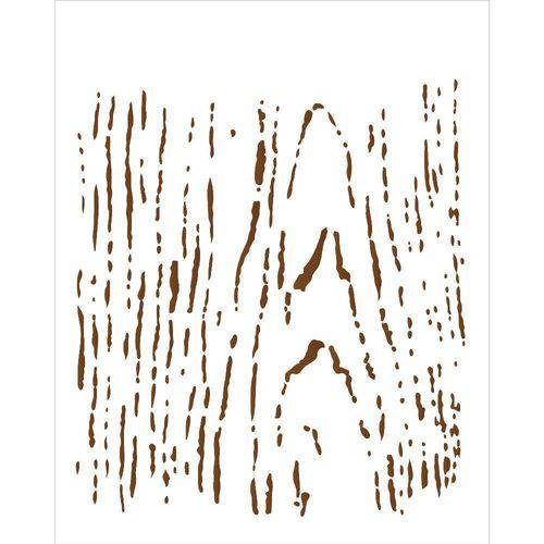 Tamanhos, Medidas e Dimensões do produto Stencil de Acetato para Pintura Opa 20 X 25 Cm - 1450 Nó de Madeira