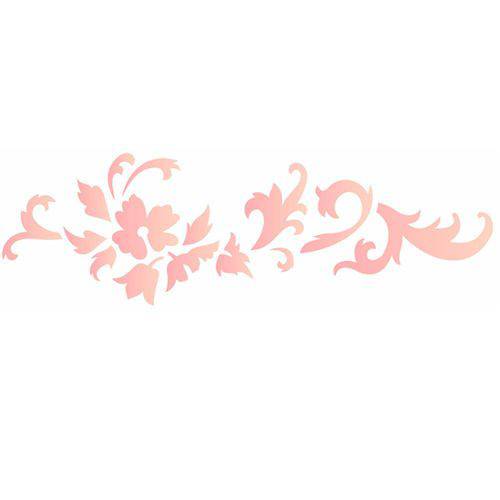 Tamanhos, Medidas e Dimensões do produto Stencil de Acetato para Pintura Opa 10 X 30 Cm – 1846 – Arabesco Floral Iii