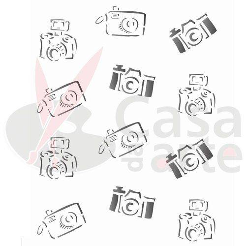 Tamanhos, Medidas e Dimensões do produto Stencil de Acetato para Pintura Opa 15 X 20 Cm - 1211 Câmera de Fotos