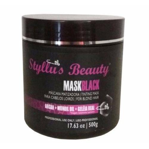 Tamanhos, Medidas e Dimensões do produto Styllus Beauty Máscara Matizadora Mask Black Cabelos Loiros - 500gr
