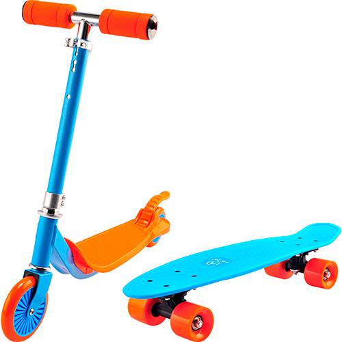 Tamanhos, Medidas e Dimensões do produto Super Combo Patinete + Skate - Astro Toys