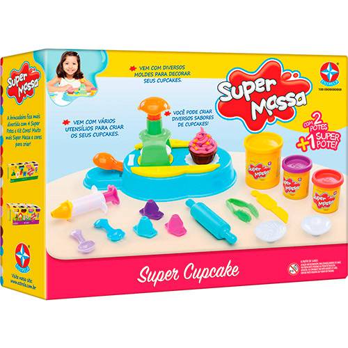 Tamanhos, Medidas e Dimensões do produto Super Massa Super Cupcake Estrela