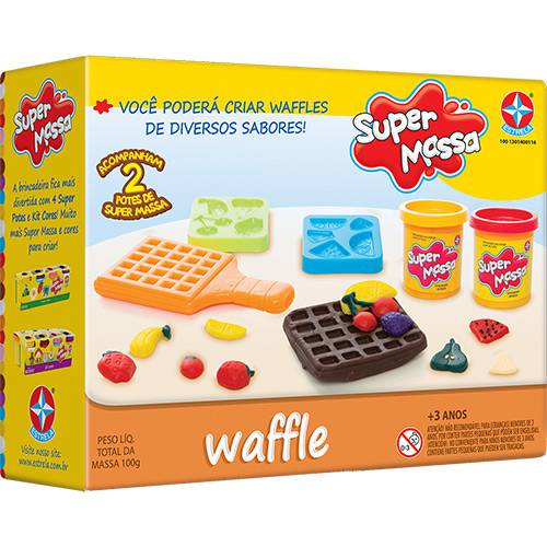 Tamanhos, Medidas e Dimensões do produto Super Massa Waffle - Estrela