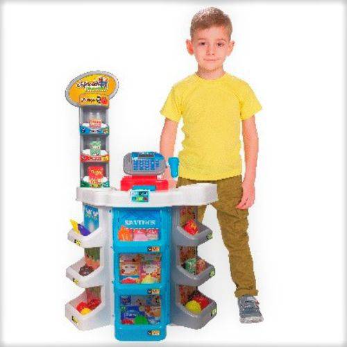 Tamanhos, Medidas e Dimensões do produto Super Mercado Brinquedo Infantil de Compras C/ Acessórios