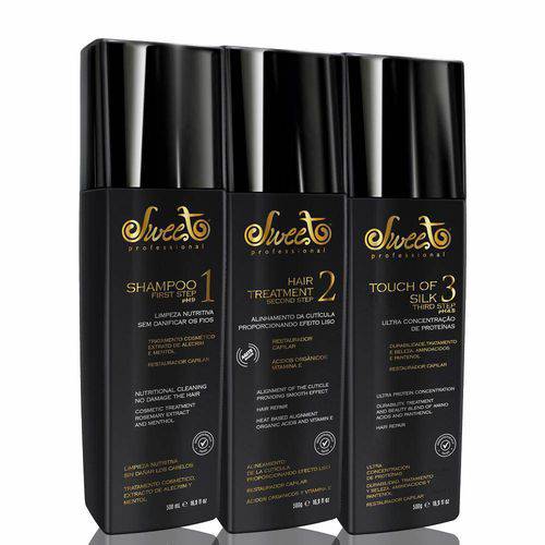 Tamanhos, Medidas e Dimensões do produto Sweet Hair Lovely Kit Escova Progressiva Professional 3x500ml