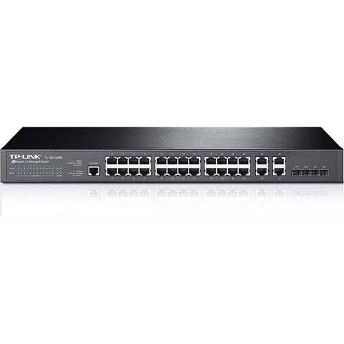 Tamanhos, Medidas e Dimensões do produto Switch 24-Port 10/100mbps + 4-Port Gigabit L2 Managed Switch Tl-Sl5428e Tp-Link