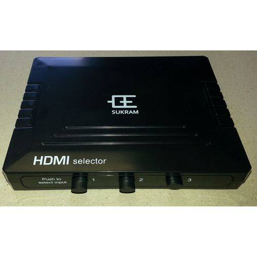 Tamanhos, Medidas e Dimensões do produto Switch Hdmi 3 Entradas HDMI Chave Seletora 3 HDMI