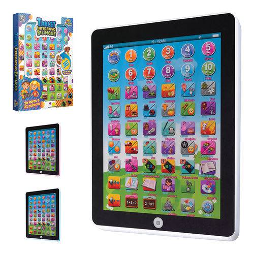 Tamanhos, Medidas e Dimensões do produto Tablet Interativo Educativo Bilingue Art Brink