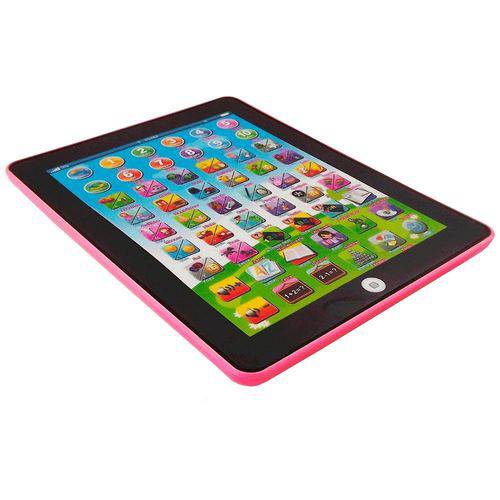 Tamanhos, Medidas e Dimensões do produto Tablet Interativo Educativo Bilingue Rosa Art Brink