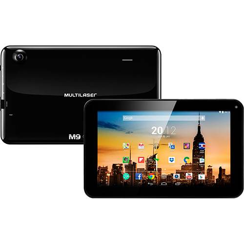 Tamanhos, Medidas e Dimensões do produto Tablet Multilaser M9 8GB W-Fi Tela 9" Android 4.4 Processador Dual Core A23 1,2GHz- Preto