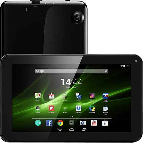 Tamanhos, Medidas e Dimensões do produto Tablet Multilaser M9 NB172 Quad Core 8GB Tela 9" Android 4.4 - Preto