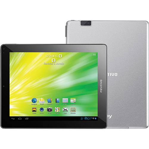 Tamanhos, Medidas e Dimensões do produto Tablet Positivo YPY 10FTB 16GB Wi Fi 3G Tela 9.7" Android 4.0 Processador Cortex A9 1GHz - Prata