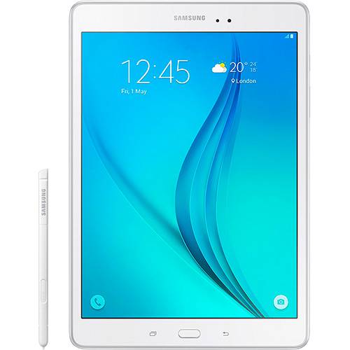 Tamanhos, Medidas e Dimensões do produto Tablet Samsung Galaxy Tab a P550 16GB Wi-Fi Tela 9.7" Android 5.0 Quad-Core - Branco