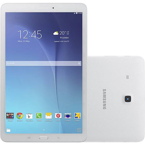 Tamanhos, Medidas e Dimensões do produto Tablet Samsung Galaxy Tab e T560N 8GB Wi-Fi Tela 9.6" Android 4.4 Quad-Core - Branco