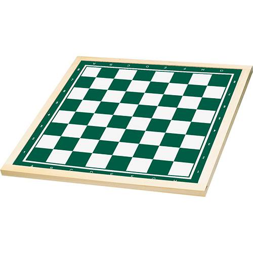 Tamanhos, Medidas e Dimensões do produto Tabuleiro de Xadrez 50x50cm Verde/Branco - Xalingo