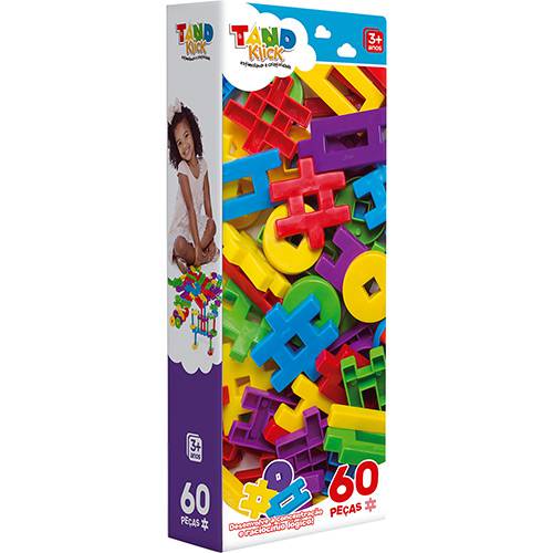 Tamanhos, Medidas e Dimensões do produto Tand Klick Toyster - 60 Peças