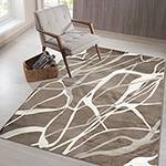 Tamanhos, Medidas e Dimensões do produto Tapete Bari Retangular Marrom 200x300cm - Casa & Conforto