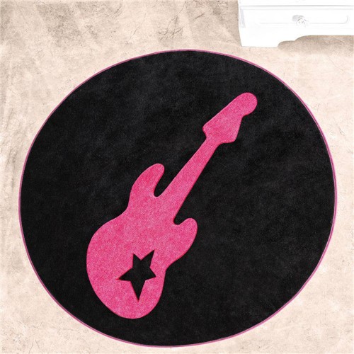 Tamanhos, Medidas e Dimensões do produto Tapete Big Guitarra - Pink