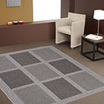 Tamanhos, Medidas e Dimensões do produto Tapete Dallas Retangular Cinza 80x150cm - Casa & Conforto