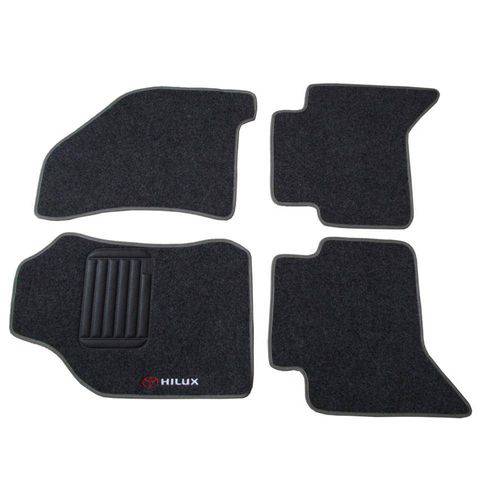 Tamanhos, Medidas e Dimensões do produto Tapete de Carpete Toyota Hilux Personalizado Cab. Simples