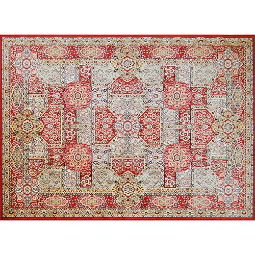 Tamanhos, Medidas e Dimensões do produto Tapete de Veludo Marbella Imperial Isfahan 148x200cm - Rayza