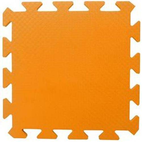 Tamanhos, Medidas e Dimensões do produto Tapete Eva 32x32x1cm 10mm Laranja Loja da Maria