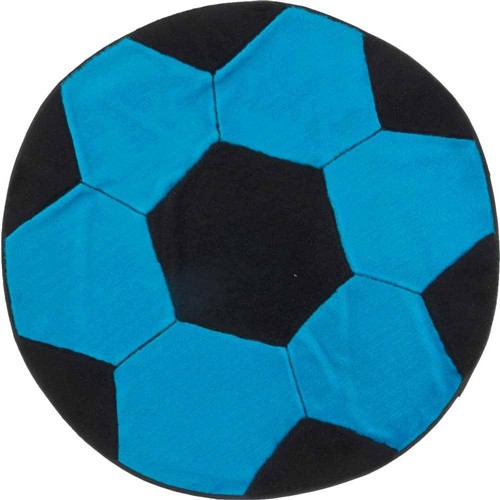 Tamanhos, Medidas e Dimensões do produto Tapete Infantil em Formato Big de Bola 104x104cm Azul/Preto