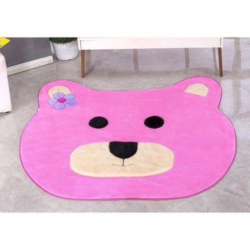 Tamanhos, Medidas e Dimensões do produto Tapete Infantil Padrão Ursa - 75cm X 65cm