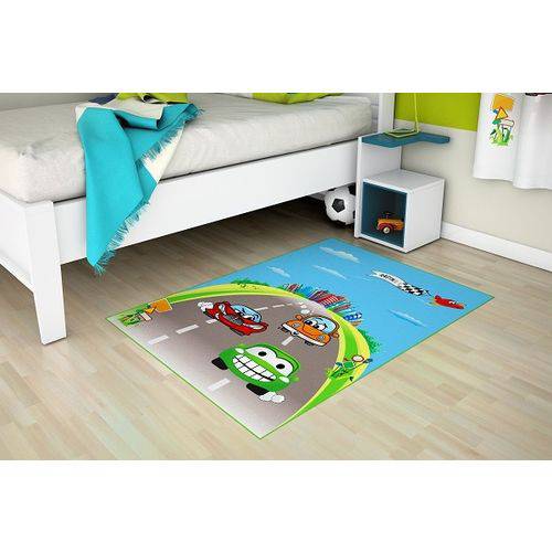 Tamanhos, Medidas e Dimensões do produto Tapete Kids Infantil Corrida 1,00x1,40m - Raimundi Store