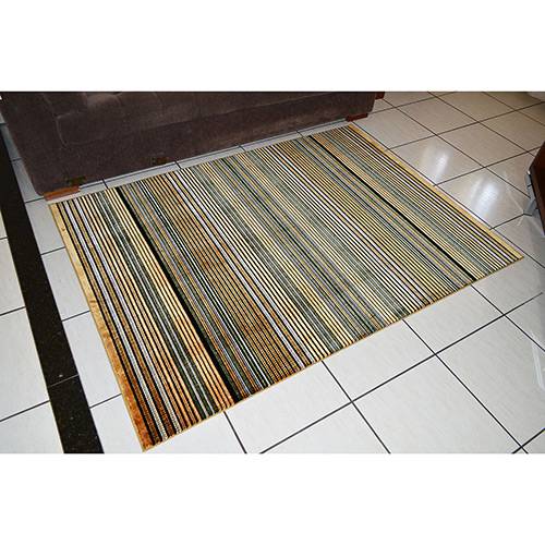 Tamanhos, Medidas e Dimensões do produto Tapete Marbella Eclipse Kilim Vitral Veludo 148x200cm - Rayza