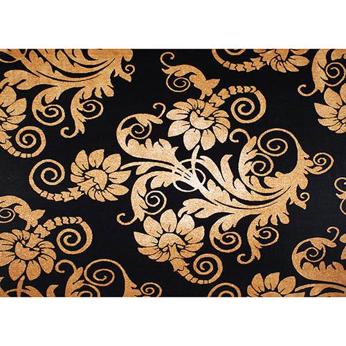 Tamanhos, Medidas e Dimensões do produto Tapete Marbella Moderno Floral Veludo 148x200cm - Rayza