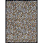 Tamanhos, Medidas e Dimensões do produto Tapete Marbella Moderno Pedras Veludo 198x250cm - Rayza