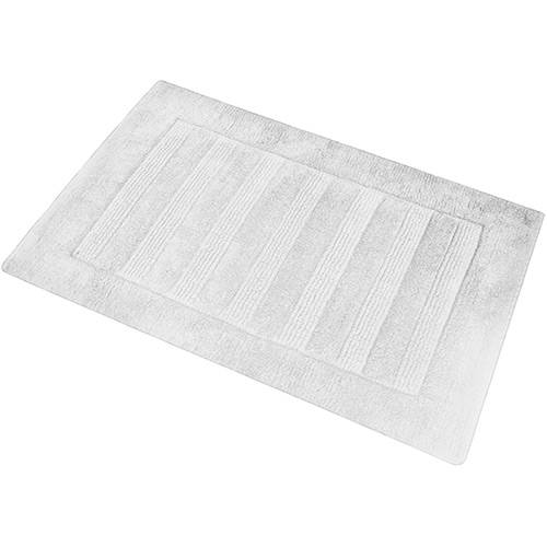 Tamanhos, Medidas e Dimensões do produto Tapete para Banheiro Roma 50x70cm Branco - Naturalle Fashion