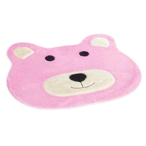 Tamanhos, Medidas e Dimensões do produto Tapete Urso 74cm X 64cm - Rosa