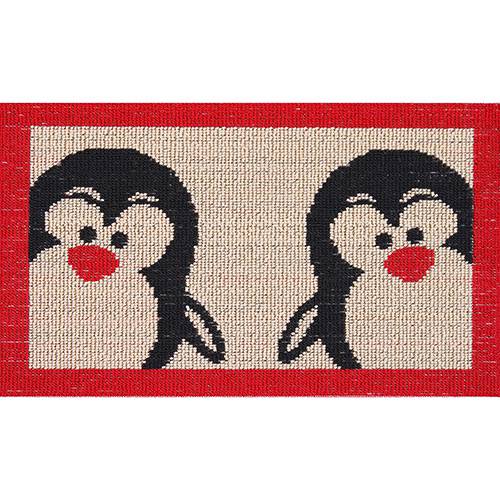 Tamanhos, Medidas e Dimensões do produto Tapete Velour Pinguim Polipropileno 36x60cm - Rayza