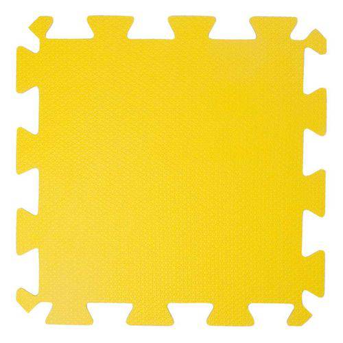 Tamanhos, Medidas e Dimensões do produto Tatame Tapete EVA Amarelo 50X50X1cm 10mm